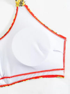 Cover-up met halternek en shorts