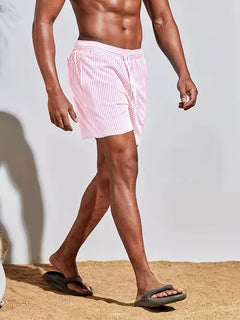 Zwemshorts met gestreept patroon