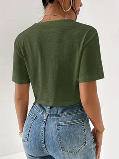 T-shirt met twistdetail