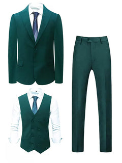 Drie-delig slim fit pak