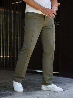 Pantalons met rechte pijpen