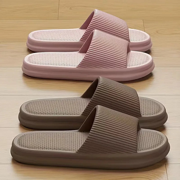 Badslippers met dikke zool