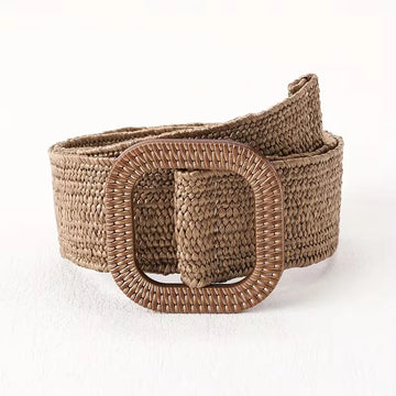 Brede riem met grote gesp