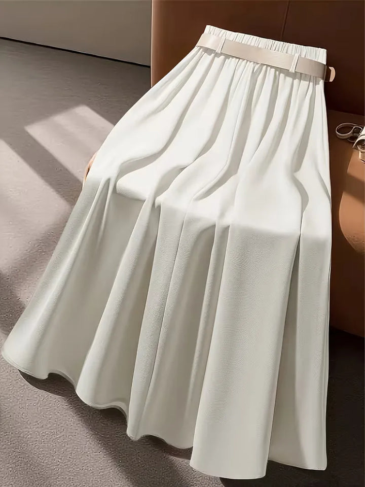 Plooirok met hoge taille