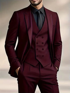Drie-delig pak met slim fit