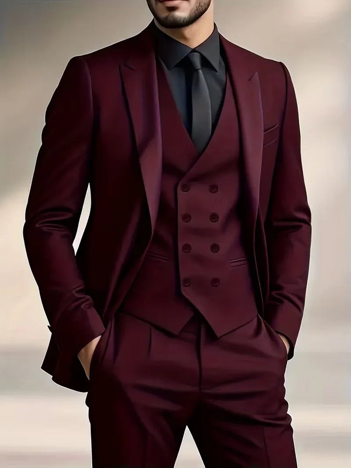 Drie-delig pak met slim fit