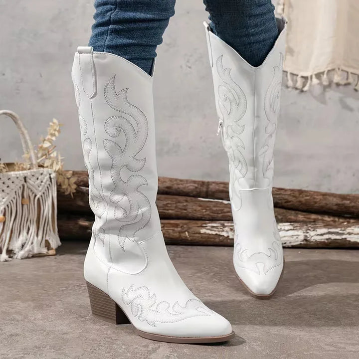 Cowboylaars met borduursel