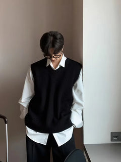 Mouwloos V-neck Vest