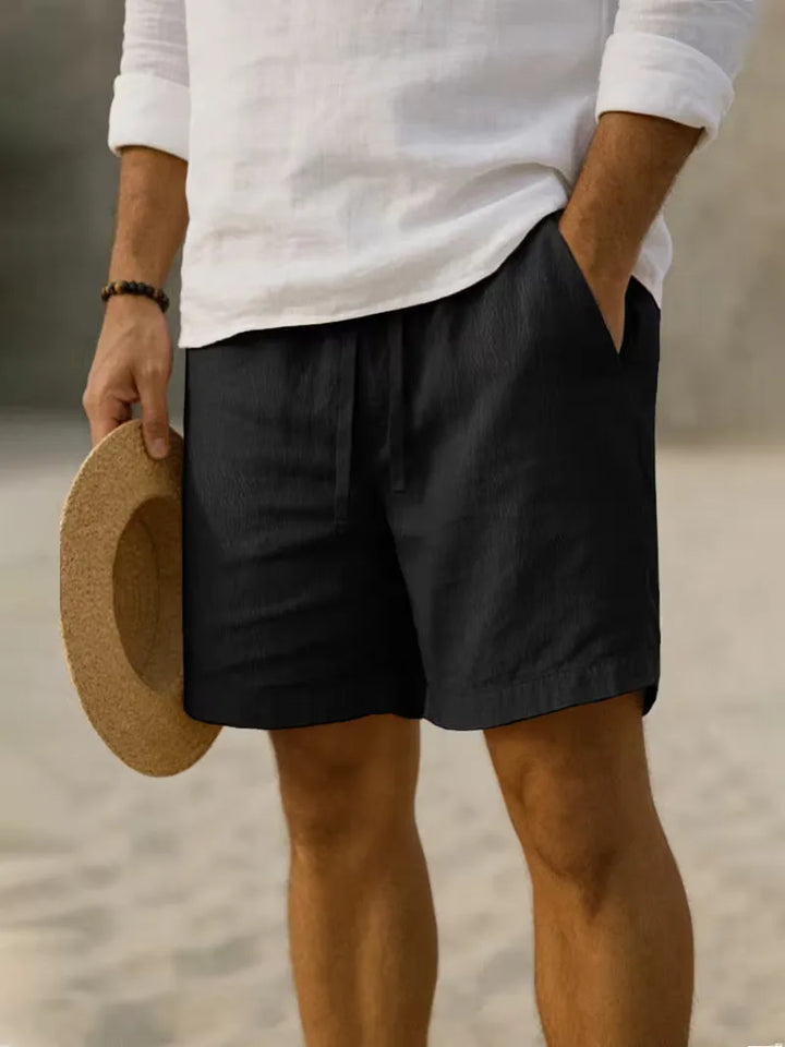 Shorts met elastische tailleband