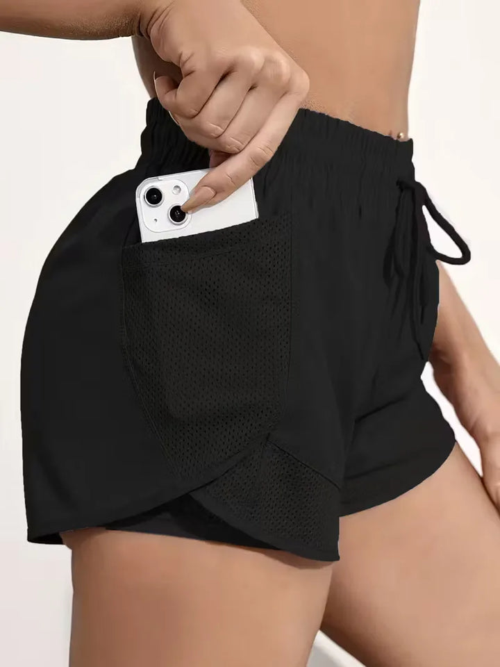 Korte broek met elastiek