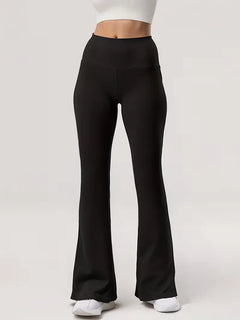 Flared broek met hoge taille