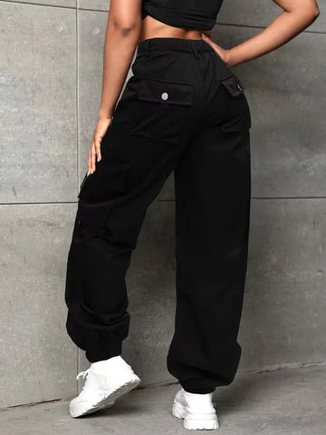 Cargo broek met wijde fit