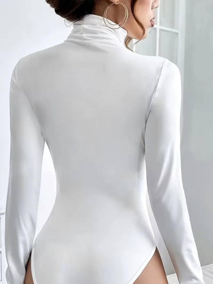 Bodysuit met turtle neckline