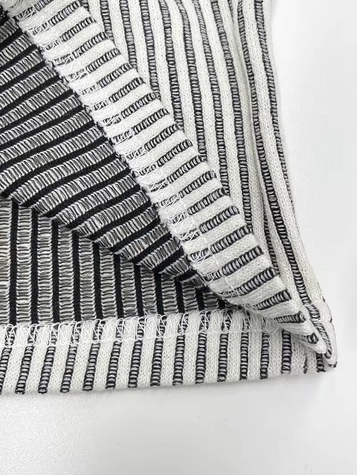 Casual heren T-shirt met jacquard patroon