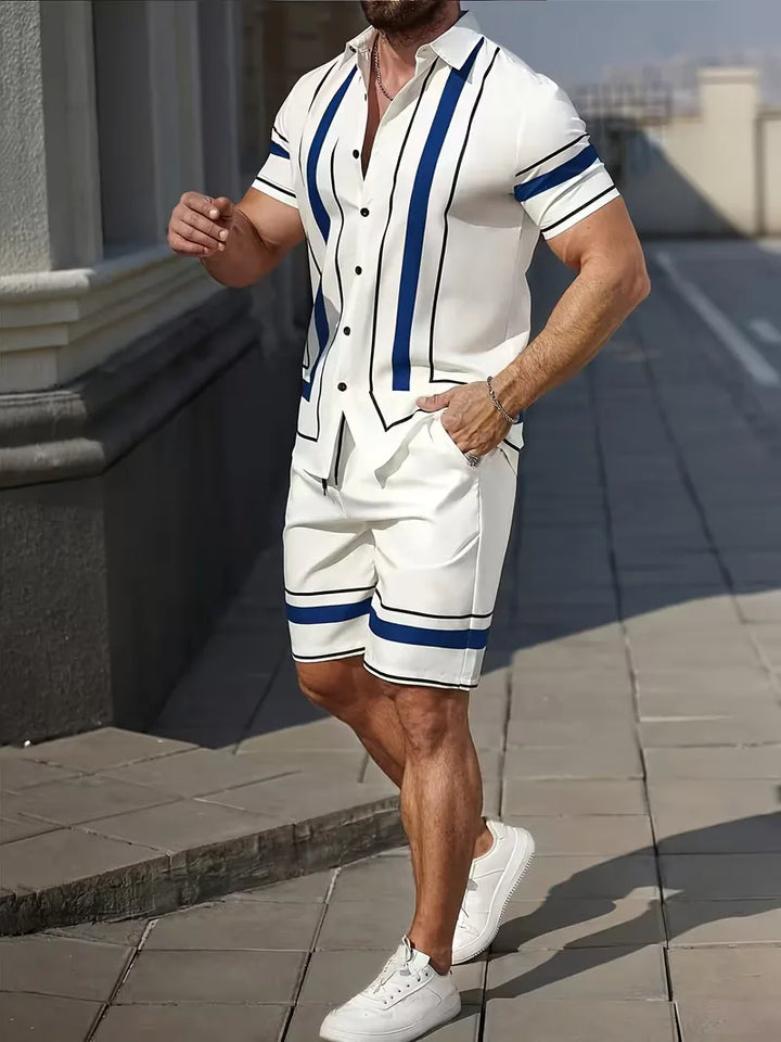 Zomer kledingset met geometrische print