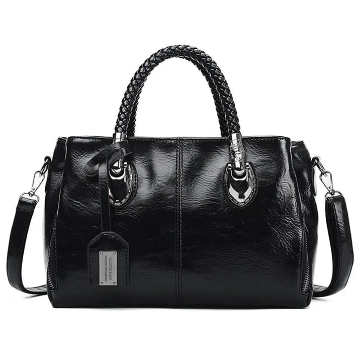 Grote leren tas - een perfecte combinatie van ruimte, luxe en elegantie. Gemaakt van hoogwaardig leer, met een ruim en georganiseerd interieur, is deze tas ideaal voor werk en vrije tijd. Voeg een vleugje praktische luxe toe aan elke outfit!