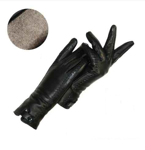 Eline | Vintage & stijlvolle leren handschoenen in de kleur WOLLEN VOERING TOUCHSCREEN voor dames in Heritage stijl ideaal voor de winter