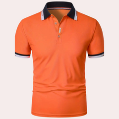 Stijlvol Oranje Herenpoloshirt - Emiel