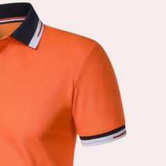 Stijlvol Oranje Herenpoloshirt - Emiel