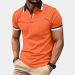 Stijlvol Oranje Herenpoloshirt - Emiel