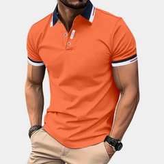 Stijlvol Oranje Herenpoloshirt - Emiel