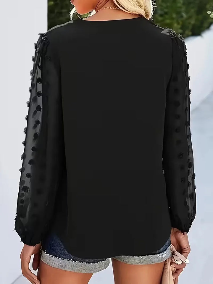 Blouse met lange mouwen