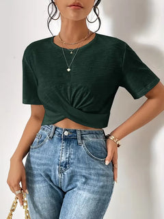 T-shirt met twistdetail