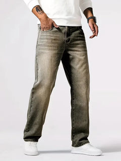 Loose fit jeans met vijf zakken