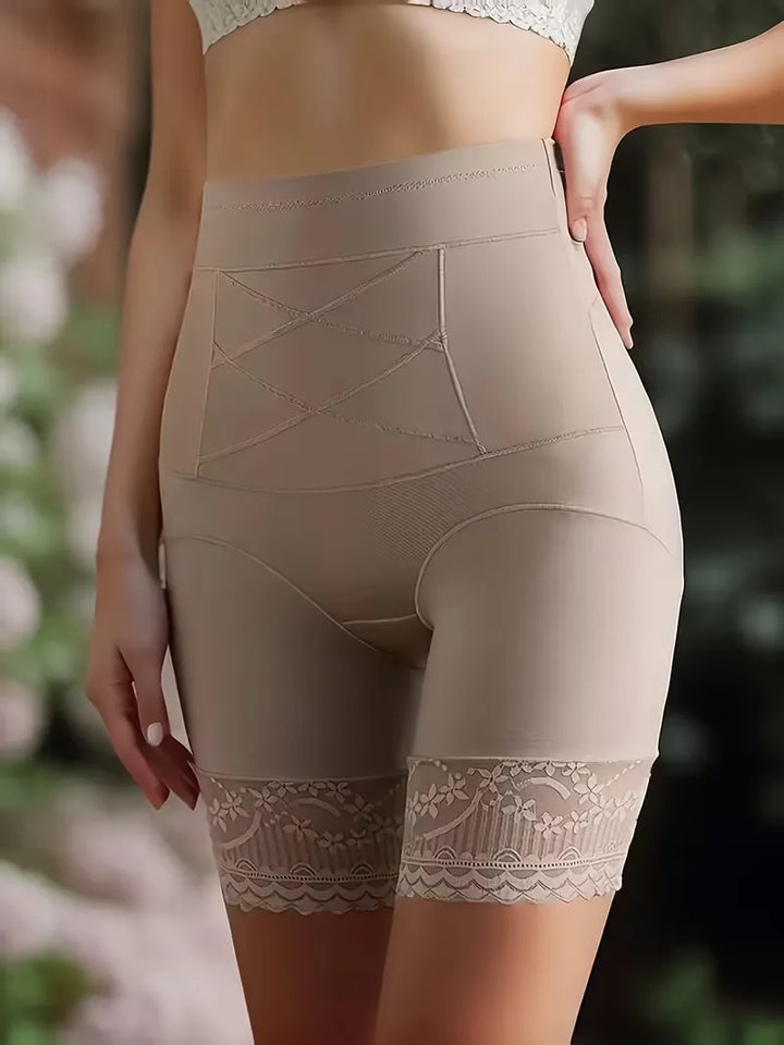 High-waisted shapewear shorts