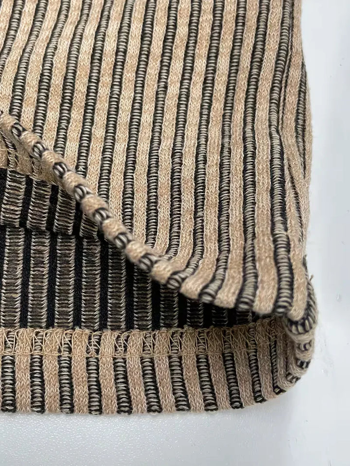 Casual heren T-shirt met jacquard patroon