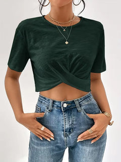 T-shirt met twistdetail