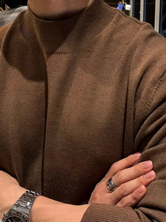 Zwarte turtle neck trui