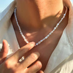 Barokke ketting met imitatie parels