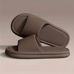 Badslippers met dikke zool