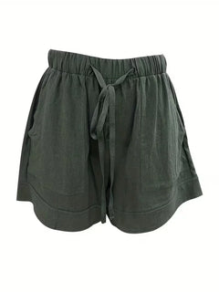Korte broek met elastische taille