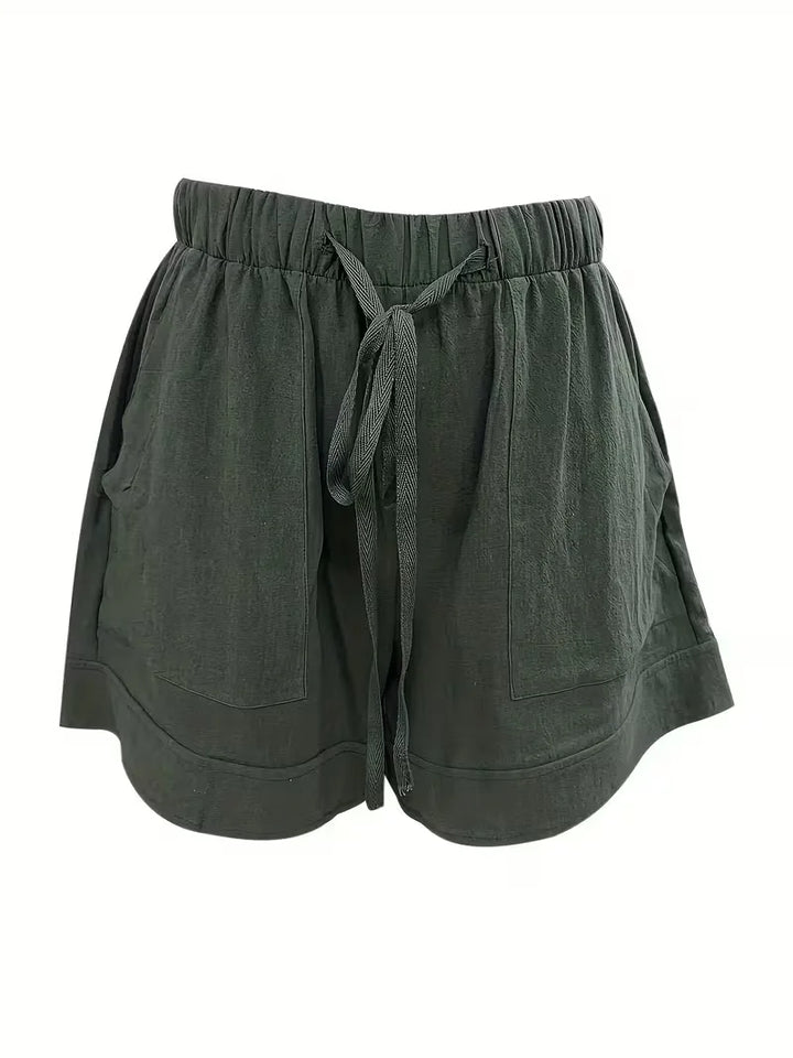 Korte broek met elastische taille