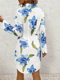 Overhemdjurk met bloemenprint