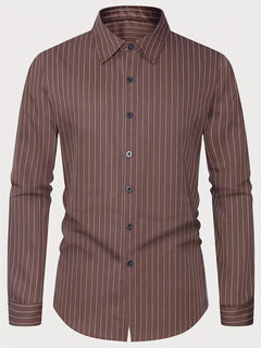 Casual overhemd met V-neck