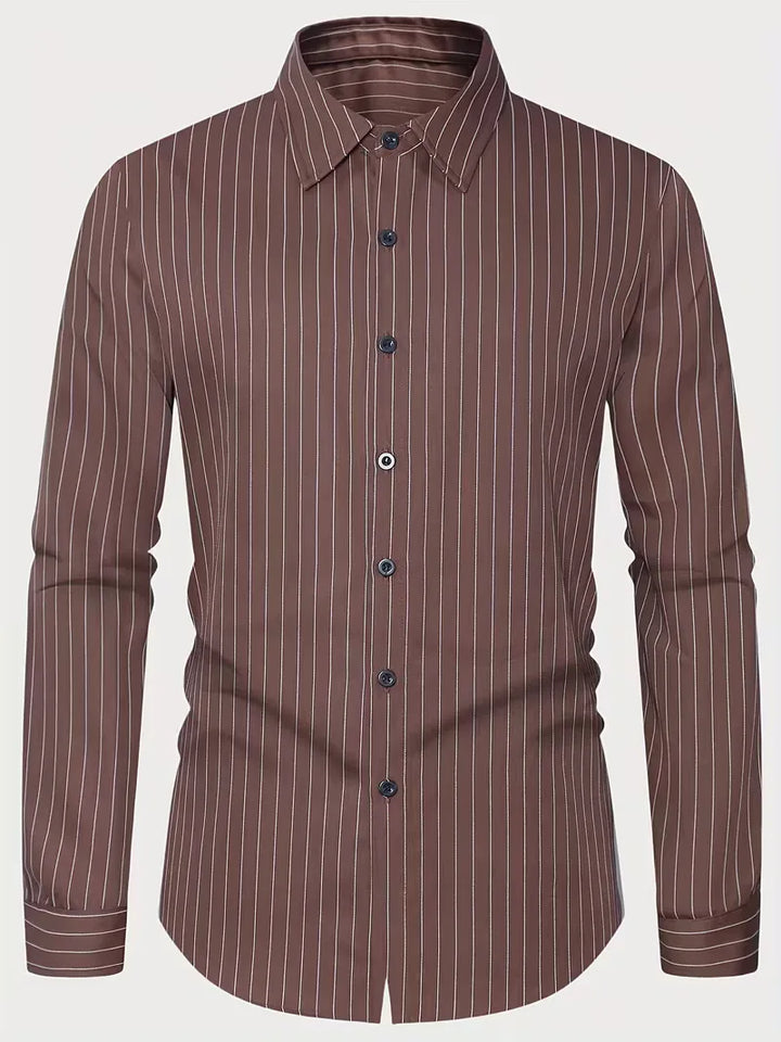 Casual overhemd met V-neck