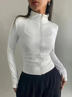 Sporttop met lange mouwen