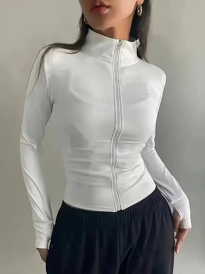 Sporttop met lange mouwen