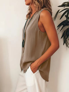 Bohemian dames blouse met knopen