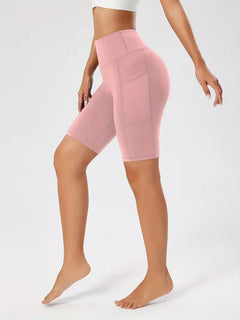Slim-fit high-waisted shorts