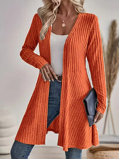 Zwarte cardigan met V-hals