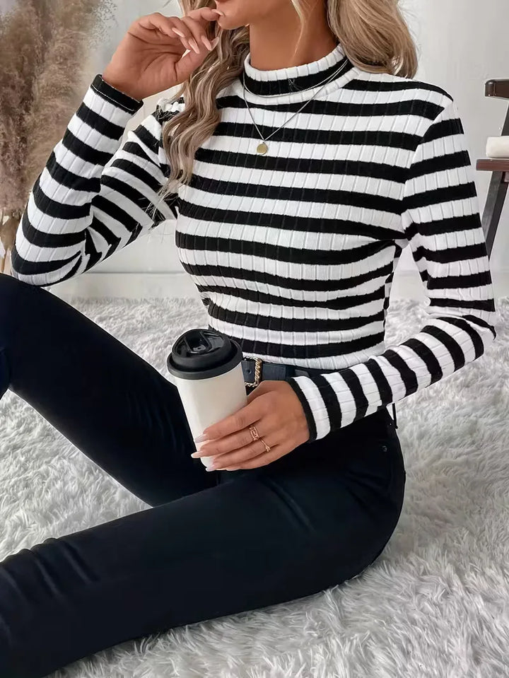 Longsleeve met turtle neckline