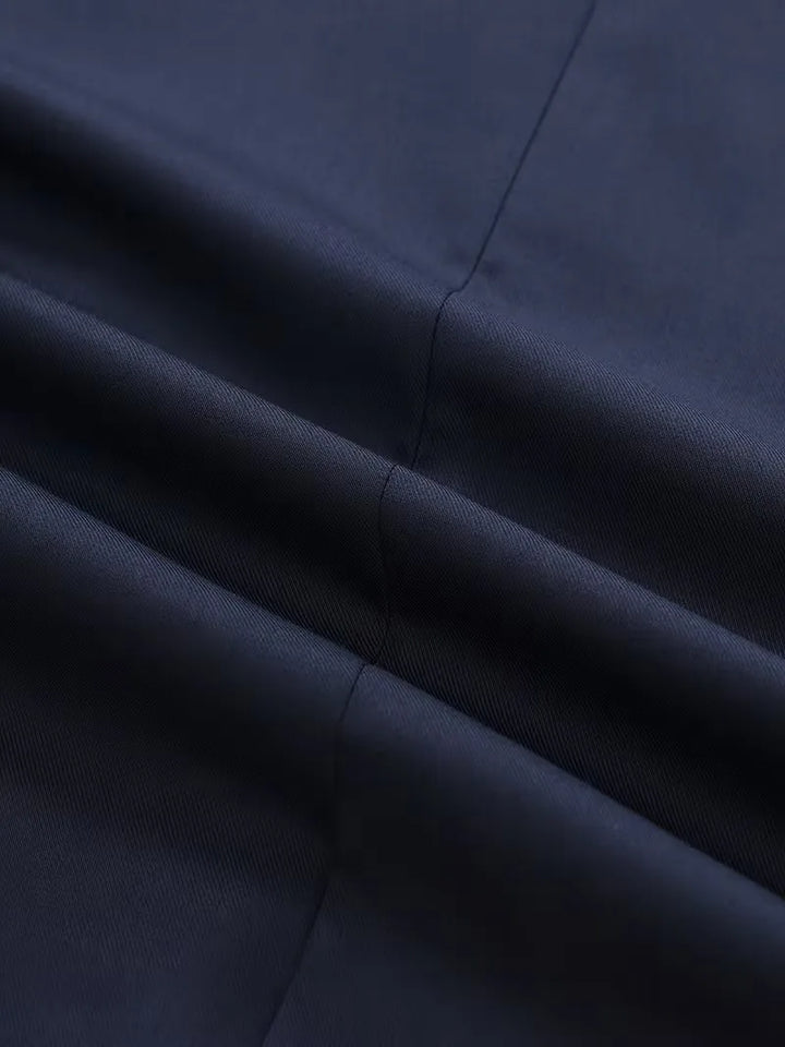 Blazer slim fit met mandarin collar