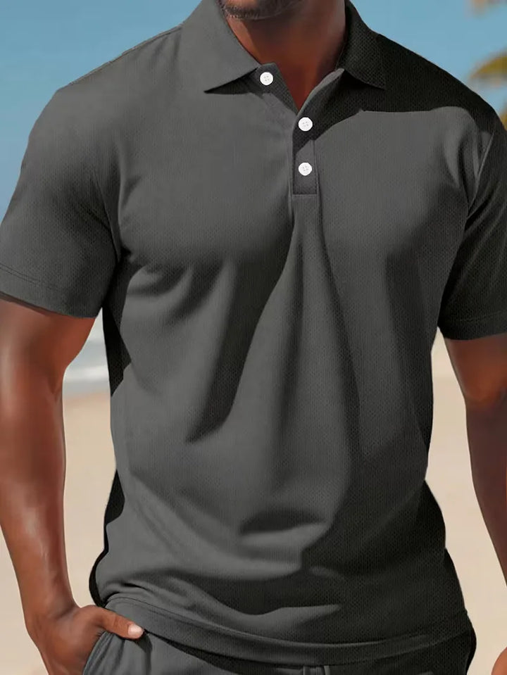 Zomer kledingset met polo en shorts