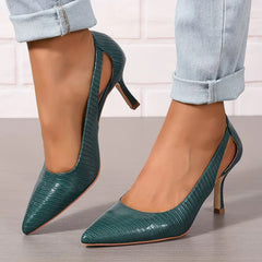 Stiletto met cut-out design
