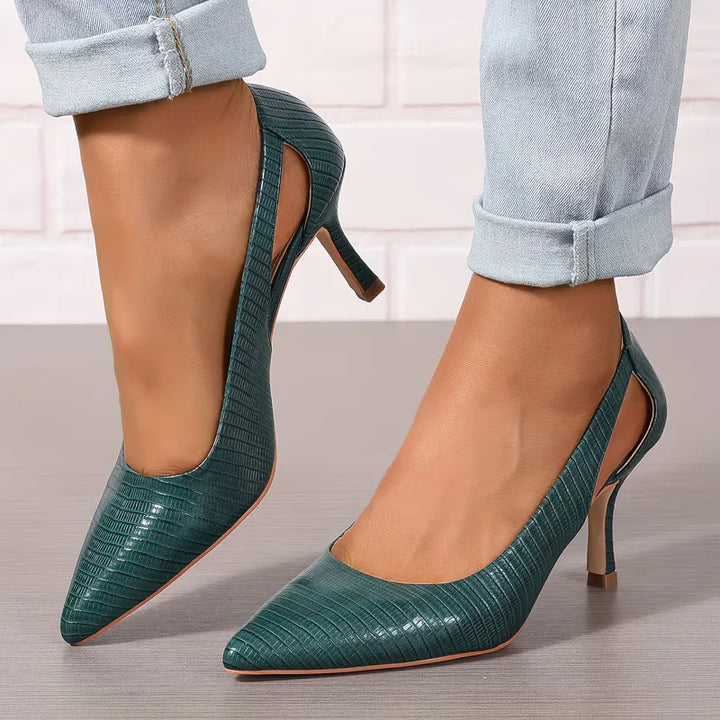 Stiletto met cut-out design