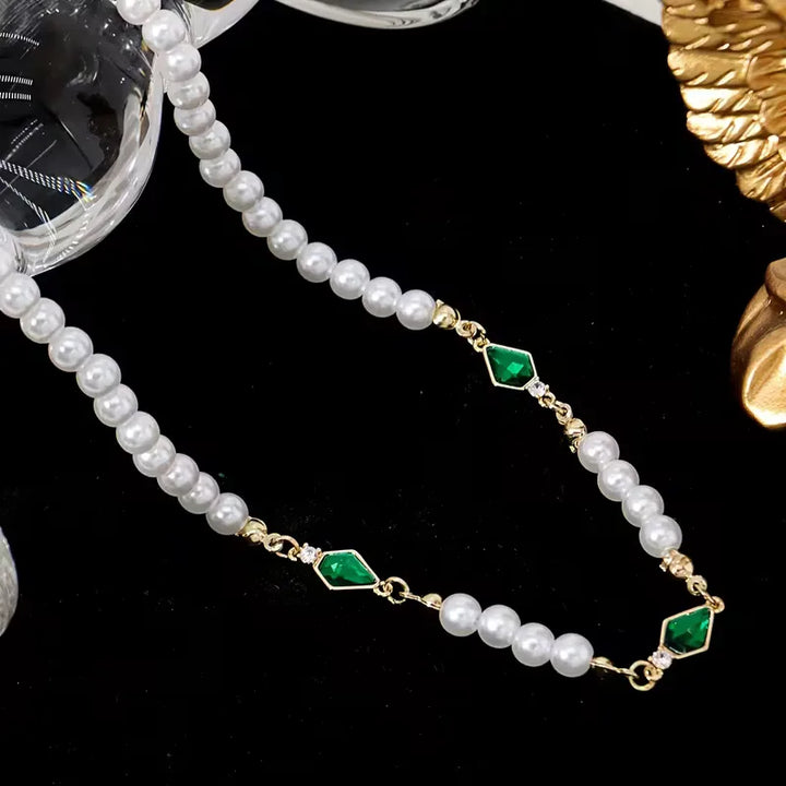 Ketting met imitatie parels